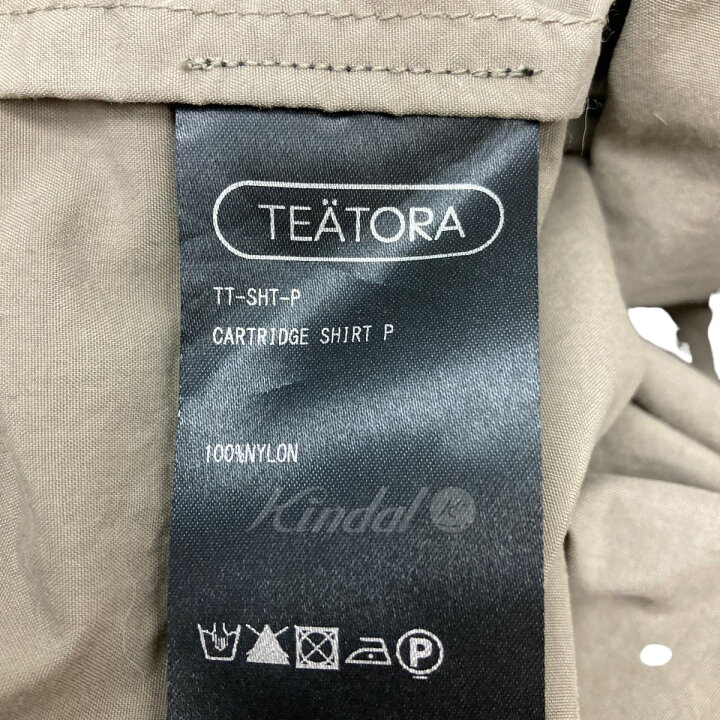 楽天市場】【中古】TEATORA ｢CARTRIDGE SHIRT P｣ ナイロンシャツ TT 