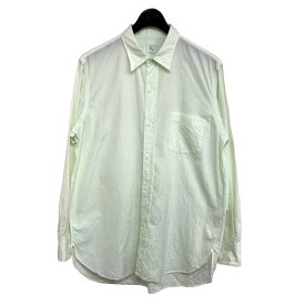 【中古】HERILL　「Suvin Regular Collar Shirt」 スビンコットン レギュラーカラーシャツ ライトグリーン サイズ：1 【290424】（ヘリル）