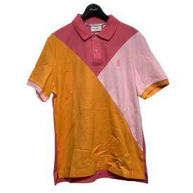 【中古】Vicomte A．ポロシャツ ピンク×オレンジ サイズ：L