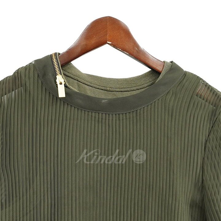 楽天市場】【中古】sacaiシースループリーツレイヤードTシャツ 
