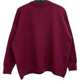 【中古】ARTS＆SCIENCE　22AWcashmere Big sweater longオーバーサイズカシミヤロングセーターニット ワインレッド(ミックスレッド) サイズ：1(オーバーサイズ) 【290424】（アーツアンドサイエンス）