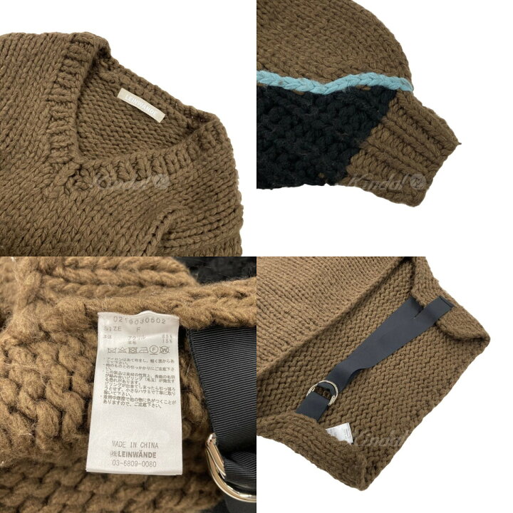 楽天市場】【中古】LEINWANDE「Nuts Over Knit」 Vネックニット 