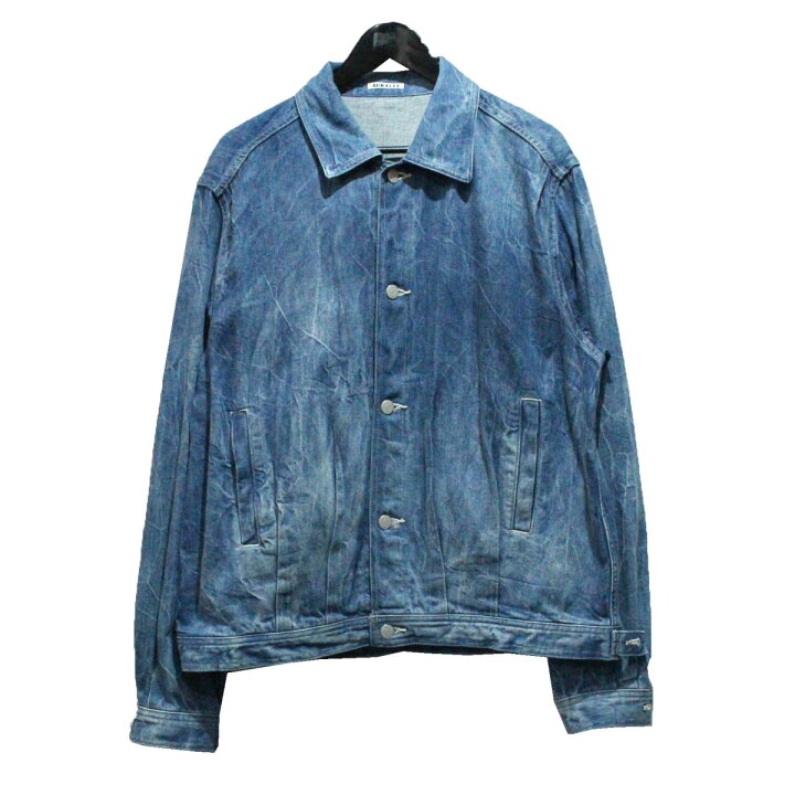 楽天市場】【中古】AURALEE 22SS Selvedge Faded Light Denim Blouson 