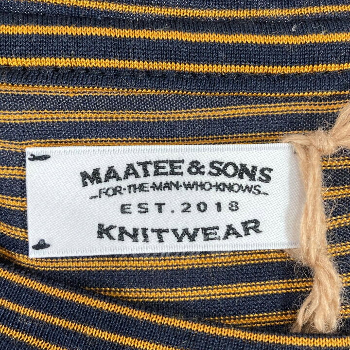 楽天市場】【中古】MAATEE＆SONSボーダーカットソー WASHABLE SILK 