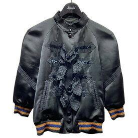 【中古】COACH　Military Varsity Jacket ジャケット 33142 ブラック サイズ：2 【010524】（コーチ）
