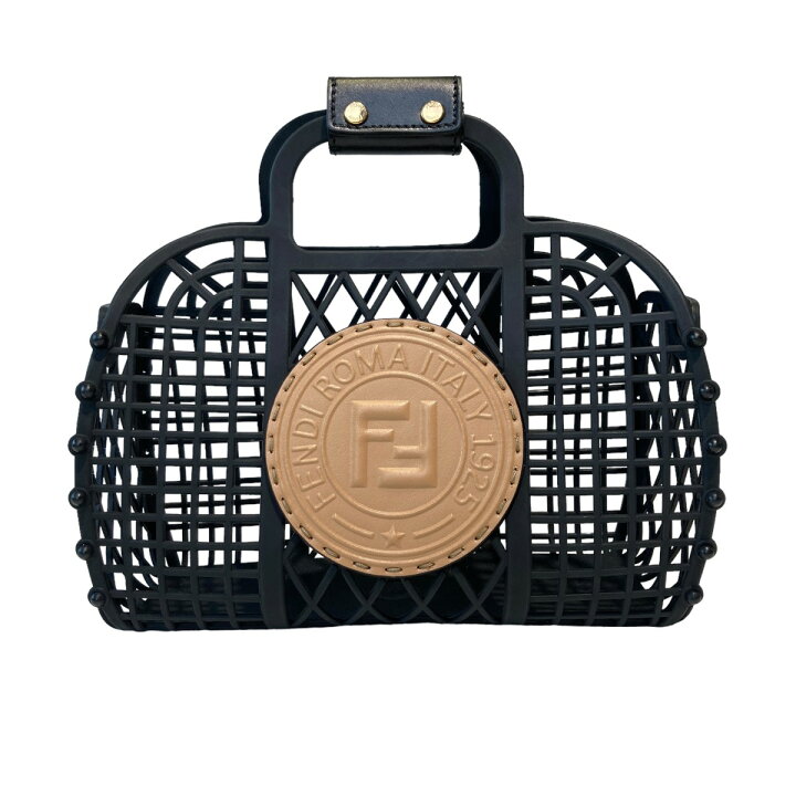 楽天市場】【中古】FENDI バスケット スモール ハンドバッグ 8BH388  