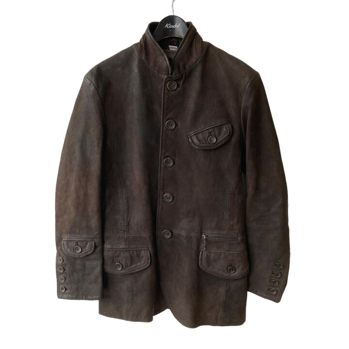 楽天市場】【中古】JOHN GALLIANO 08AW スタンドカラー レザー  