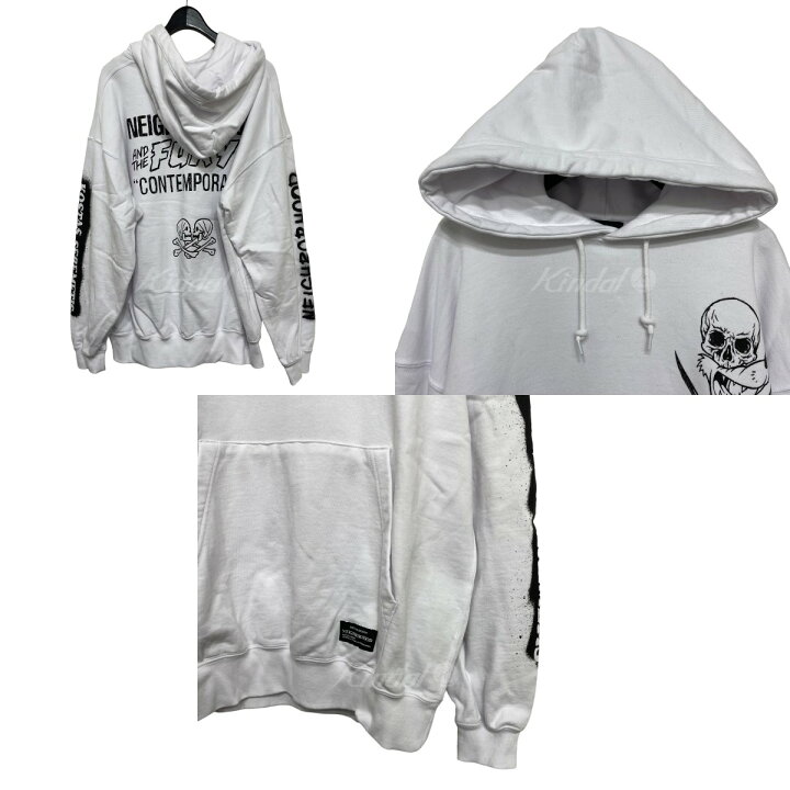 楽天市場】【中古】Schott×NEIGHBORHOODフードパーカー ホワイト  