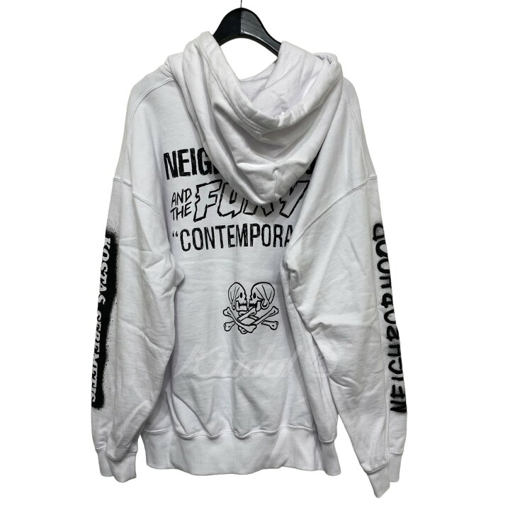 楽天市場】【中古】Schott×NEIGHBORHOODフードパーカー ホワイト 