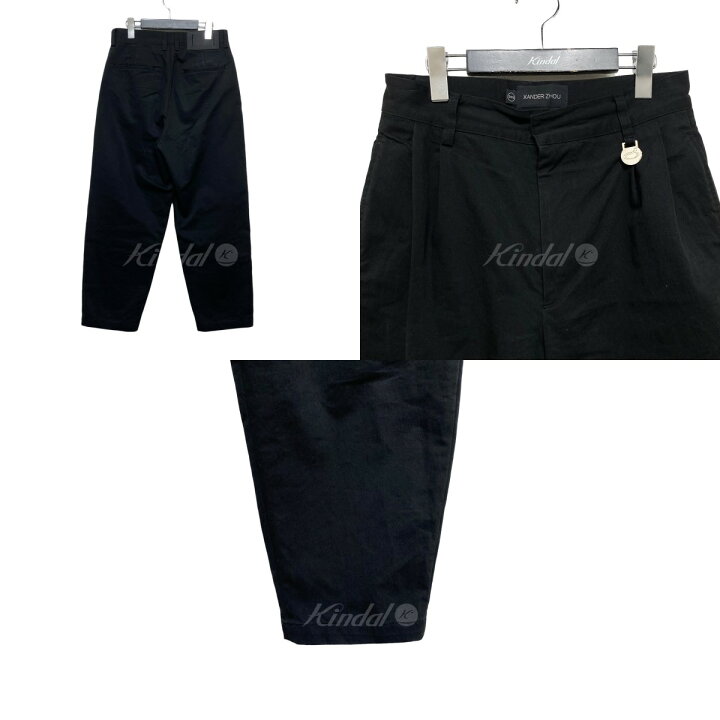 楽天市場】【中古】XANDER ZHOUタックパンツ ブラック サイズ：44 