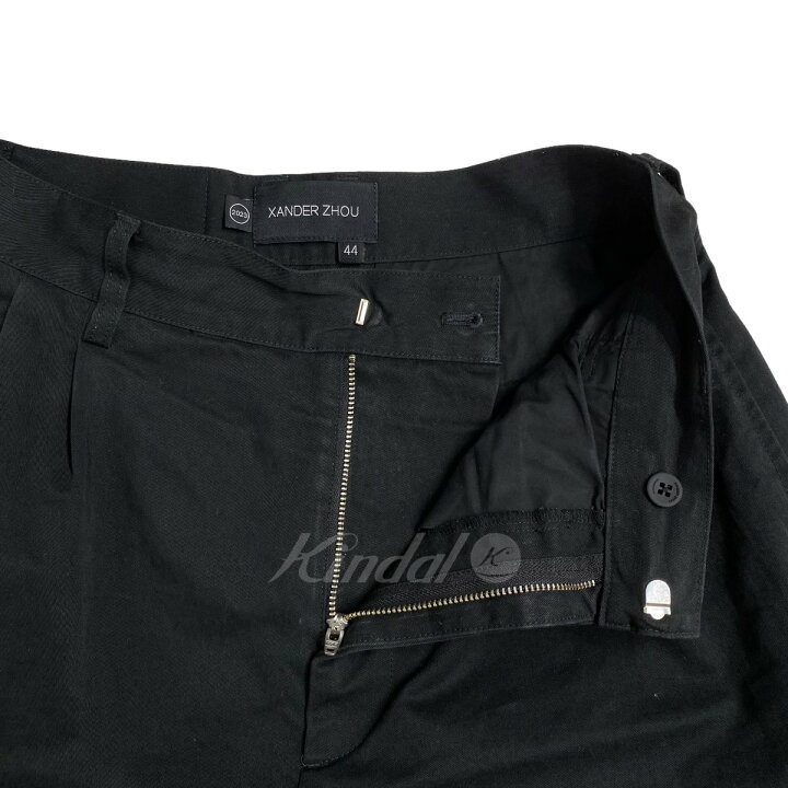 楽天市場】【中古】XANDER ZHOUタックパンツ ブラック サイズ：44 