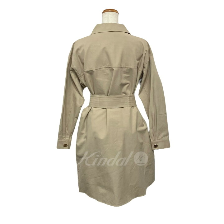 楽天市場】【中古】Her lip to カーゴシャツドレス ベージュ サイズ：S  