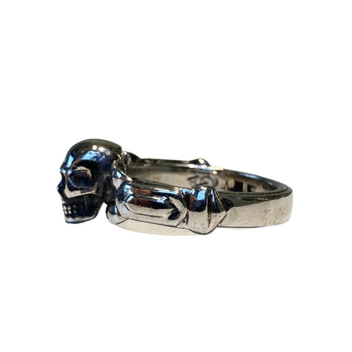 楽天市場】【中古】ALEXANDER McQUEEN スカルリング シルバー サイズ 