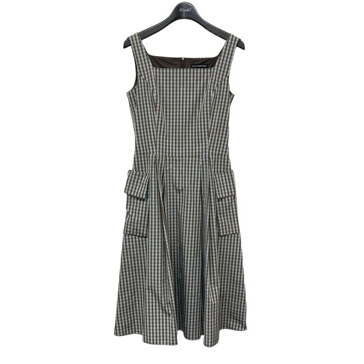 楽天市場】【中古】FOXEY NEWYORK チェック柄ノースリーブワンピース 