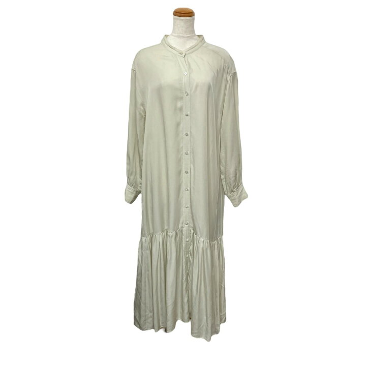 楽天市場】【中古】Plagehem gather シャツワンピース ベージュ サイズ  