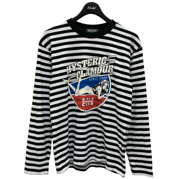 楽天市場】【中古】Hysteric Glamour ボーダー 長袖Tシャツ 02223CL05 