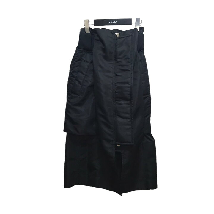 楽天市場】【中古】sacai ｢Nylon Twill Mix Skirt｣ロングスカート 22  