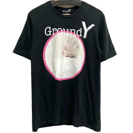 【中古】Ground Y(YOHJI YAMAMOTO)×Marilyn Monroe　MM Graphic Tee GZ-T59-075プリントフォトTシャツ ブラック サイズ：3 【010524】（グラウンドワイ(ヨウジ ヤマモト)マリリン モンロー）