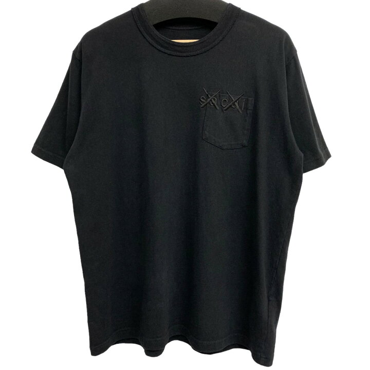 楽天市場】【中古】sacai×KAWS 21SS Embroidery T-shirt刺繍ロゴT 