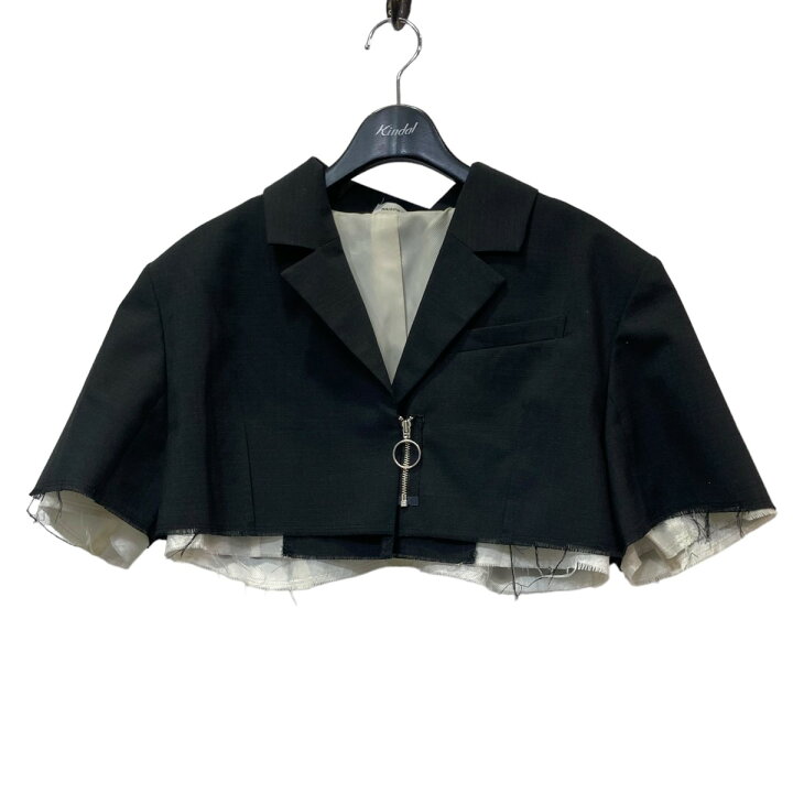 楽天市場】【中古】MAISON SPECIALハーフスリーブクロップドジャケット 