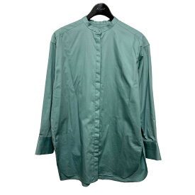 【中古】UNITED ARROWS　バンドカラーシャツ 1511-215-1986 エメラルドグリーン サイズ：36 【010524】（ユナイテッドアローズ）