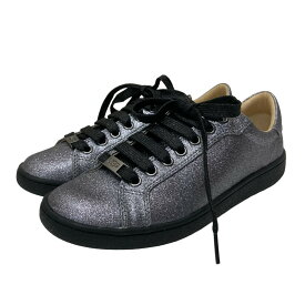 【中古】UGG　MILO GLITTER SNEAKER グリッタースニーカー 1100213 シルバー サイズ：23.5cm 【010524】（アグ）