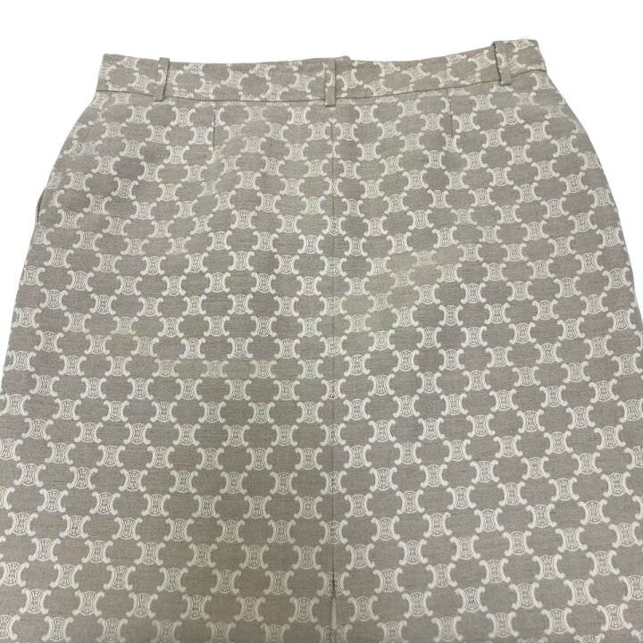 楽天市場】【中古】CELINE マカダム柄スカート ベージュ サイズ：38  