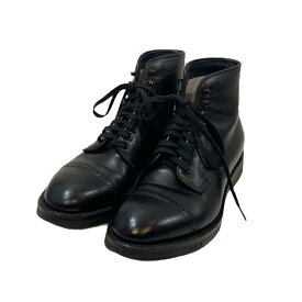 【中古】ALDEN　Cap Toe Boot ブーツ 41818 H ブラック サイズ：6D 【020524】（オールデン）
