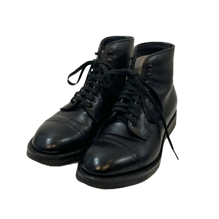 楽天市場】【中古】ALDENCap Toe Boot ブーツ 41818 H ブラック サイズ 