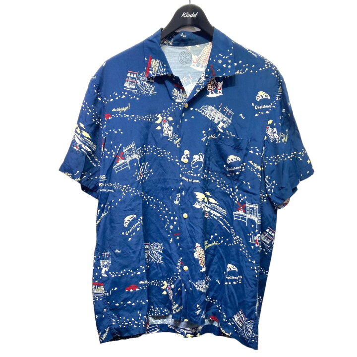 楽天市場】【中古】Porter Classic ALOHA SHIRT アロハシャツ ネイビー 