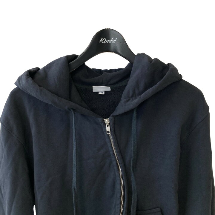 vaquera ブラックツイストフーディXL