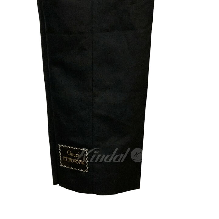 楽天市場】【中古】GUCCI 20SS プレーンロゴパンツ 623115 ブラック 