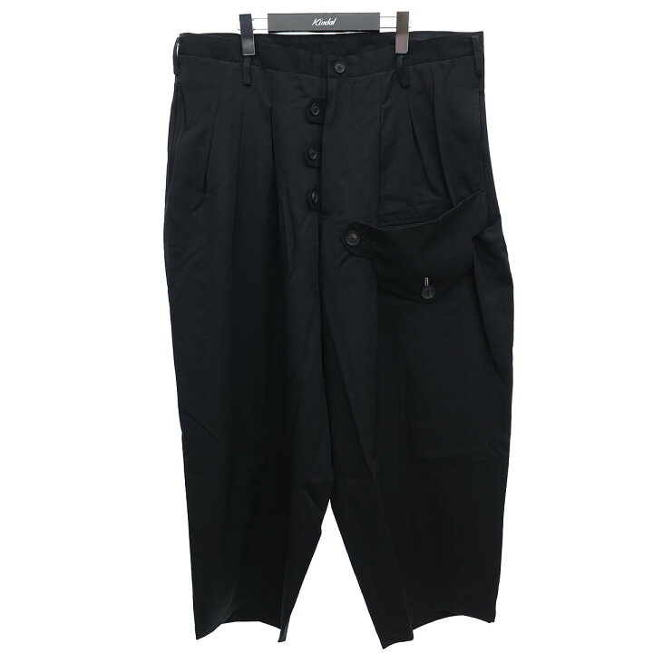 楽天市場】【中古】YOHJI YAMAMOTO20SS 12本タック変形フラップパンツ 