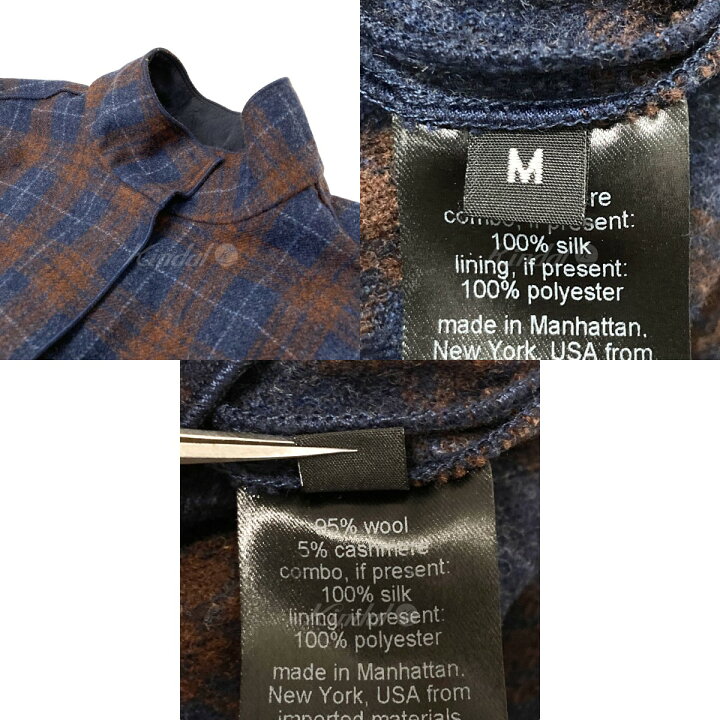 楽天市場】【中古】rachel comeyチェックウールシャツ ブラウン 