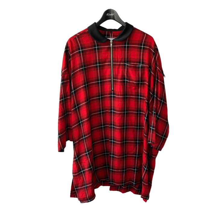 楽天市場】【中古】KIDILL 23SS HALF ZIP SHIRT チェック 半袖シャツ 