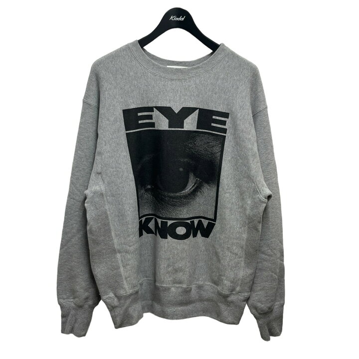 楽天市場】【中古】19SO 23AW EYE KNOW スウェット グレー サイズ：L 