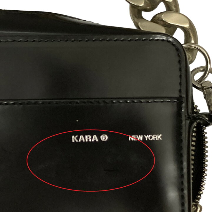 楽天市場】【中古】KARA チェーンショルダーバッグ ブラック サイズ 