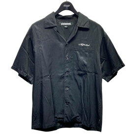 【中古】NEIGHBOR HOOD　23SS　SOLID-COLOR HAWAIIAN SHIRT　半袖シャツ ブラック サイズ：S 【040524】（ネイバーフッド）