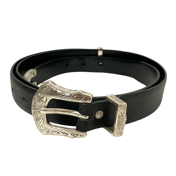 楽天市場】【中古】TOGA VIRILIS Metal buckle belt ブラック 【050524  