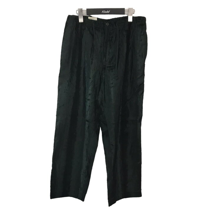 楽天市場】【中古】DRIES VAN NOTEN ベロアイージーパンツ グリーン  