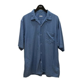 【中古】COMOLI　ベタシャンオープンカラーシャツ サックス サイズ：3/L 【050524】（コモリ）