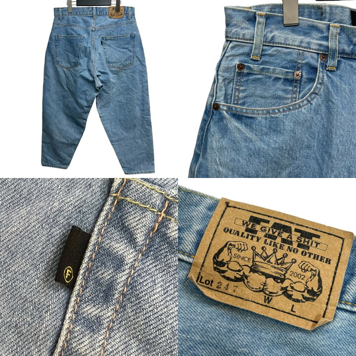 楽天市場】【中古】FAT 247 デニムパンツ CHEMICAL(ライトインディゴ 
