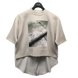 【中古】Ameri VINTAGE　異素材切替Tシャツ 018140550 グレージュ サイズ：F 【050524】（アメリビンテージ）