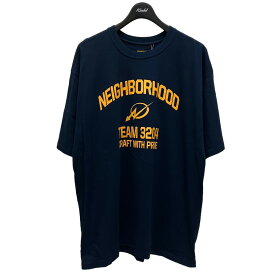 【中古】NEIGHBORHOOD　プロントTシャツ 232PCNH-ST08 ネイビー サイズ：XL 【060524】（ネイバーフッド）