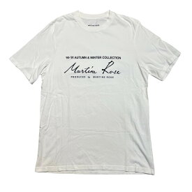 【中古】Martin Rose　CLASSIC LOGO 90‐91 AUTUMN ＆ WINTER 半袖カットソー ホワイト サイズ：XL 【060524】（マーティンローズ）