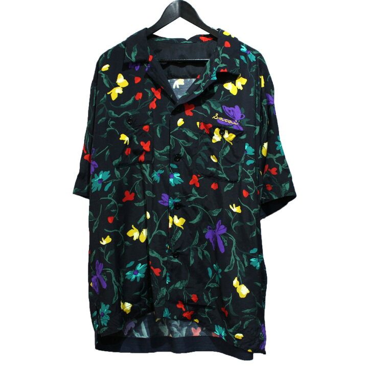 楽天市場】【中古】sacai 24SS Floral Print Shirt フローラルプリント 