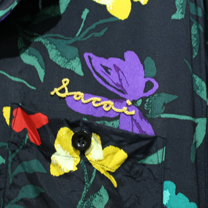 楽天市場】【中古】sacai 24SS Floral Print Shirt フローラルプリント 