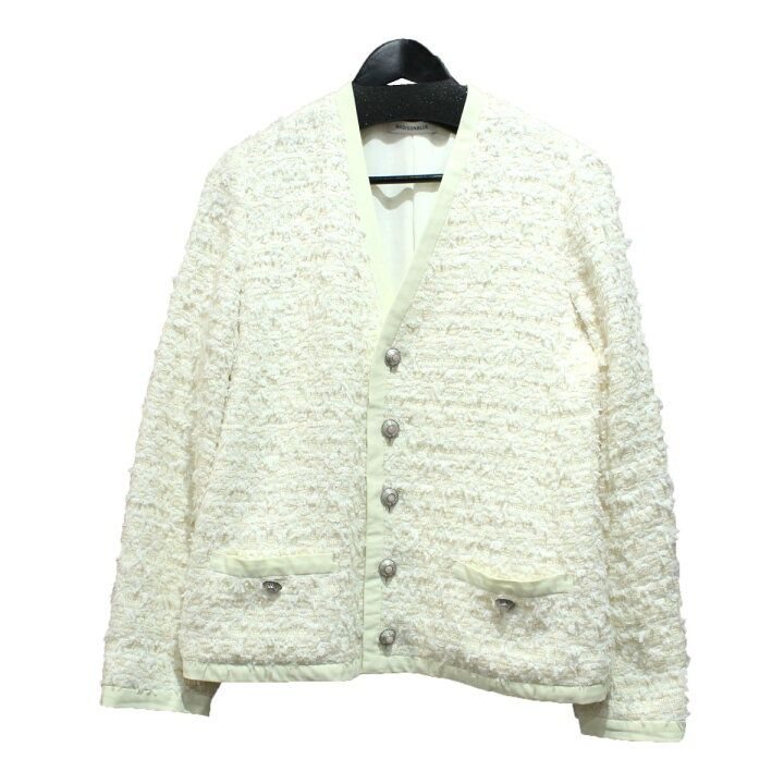 楽天市場】【中古】MADISON BLUE 24SS COLLARLESS JK TWEED カラーレス  
