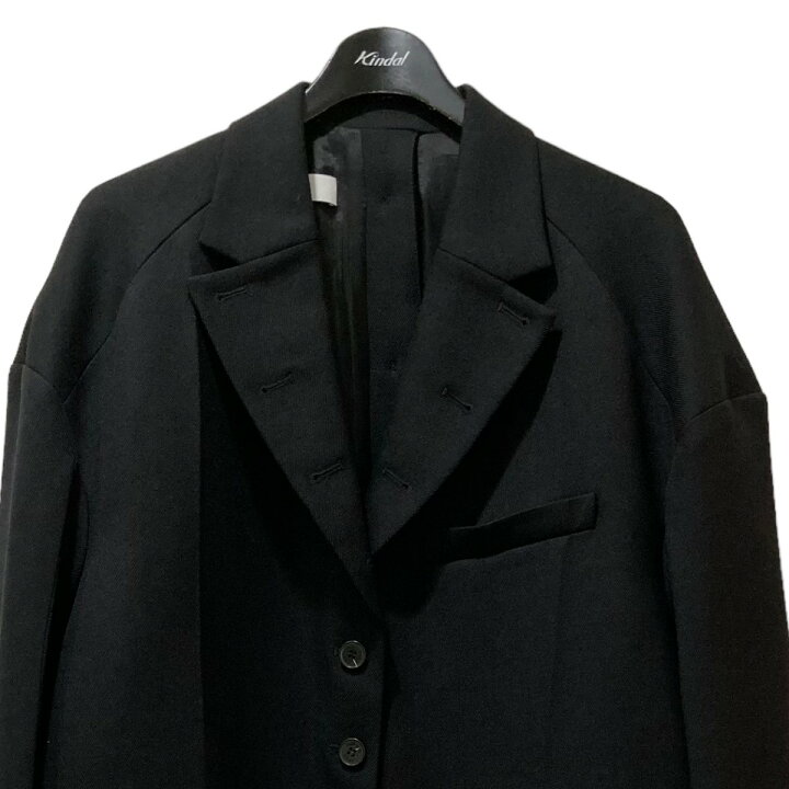 楽天市場】【中古】rokh×H＆M ダブルレイヤー ウールコート ブラック 