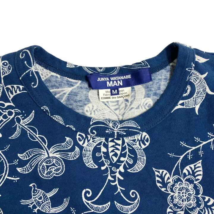 楽天市場】【中古】CDG JUNYA WATANABE MAN 22SS 総柄 Tシャツ ブルー 